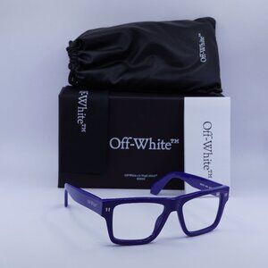 Final Price! Off-White OERJ075 STYLE 75 4500 Blue Eyeglasses 53mm
